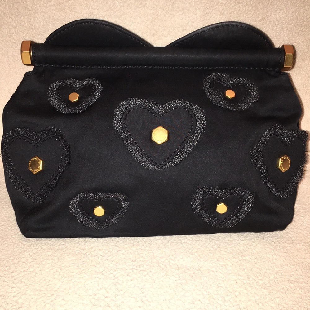 Marc by Marc Jacob Black Heart Clutch - Picture 2 of 5